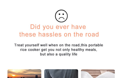 12V 24V 110V 220V 2L four voltage car home rice cooker van car rice cooker for travel global voltage use