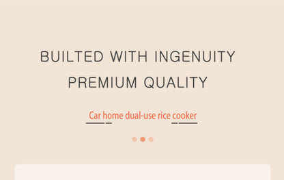 12V 24V 110V 220V 2L four voltage car home rice cooker van car rice cooker for travel global voltage use