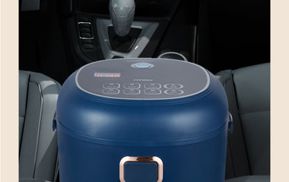 12V 24V 110V 220V 2L four voltage car home rice cooker van car rice cooker for travel global voltage use