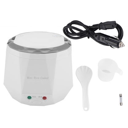 24V Electric Rice Cooker 1.6 L Portable Multifunctional Cookint Pot  Food Steamer for Truck Electric Rice Cooker 140W