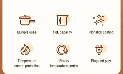 Multi Cookers Electric Pot Household Non-stick Pan Hot Pot Rice Cooker Cooking Appliances Electric Rice Cooker