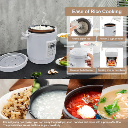 Rice Cooker Used in 12v 24v Car Multicooker Enough For Two to Three Persons