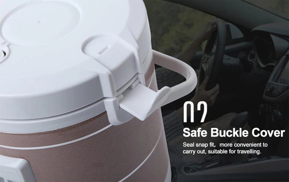 Rice Cooker Used in 12v 24v Car Multicooker Enough For Two to Three Persons