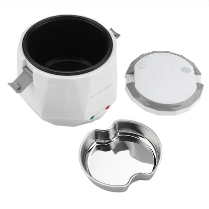 24V Electric Rice Cooker 1.6 L Portable Multifunctional Cookint Pot  Food Steamer for Truck Electric Rice Cooker 140W